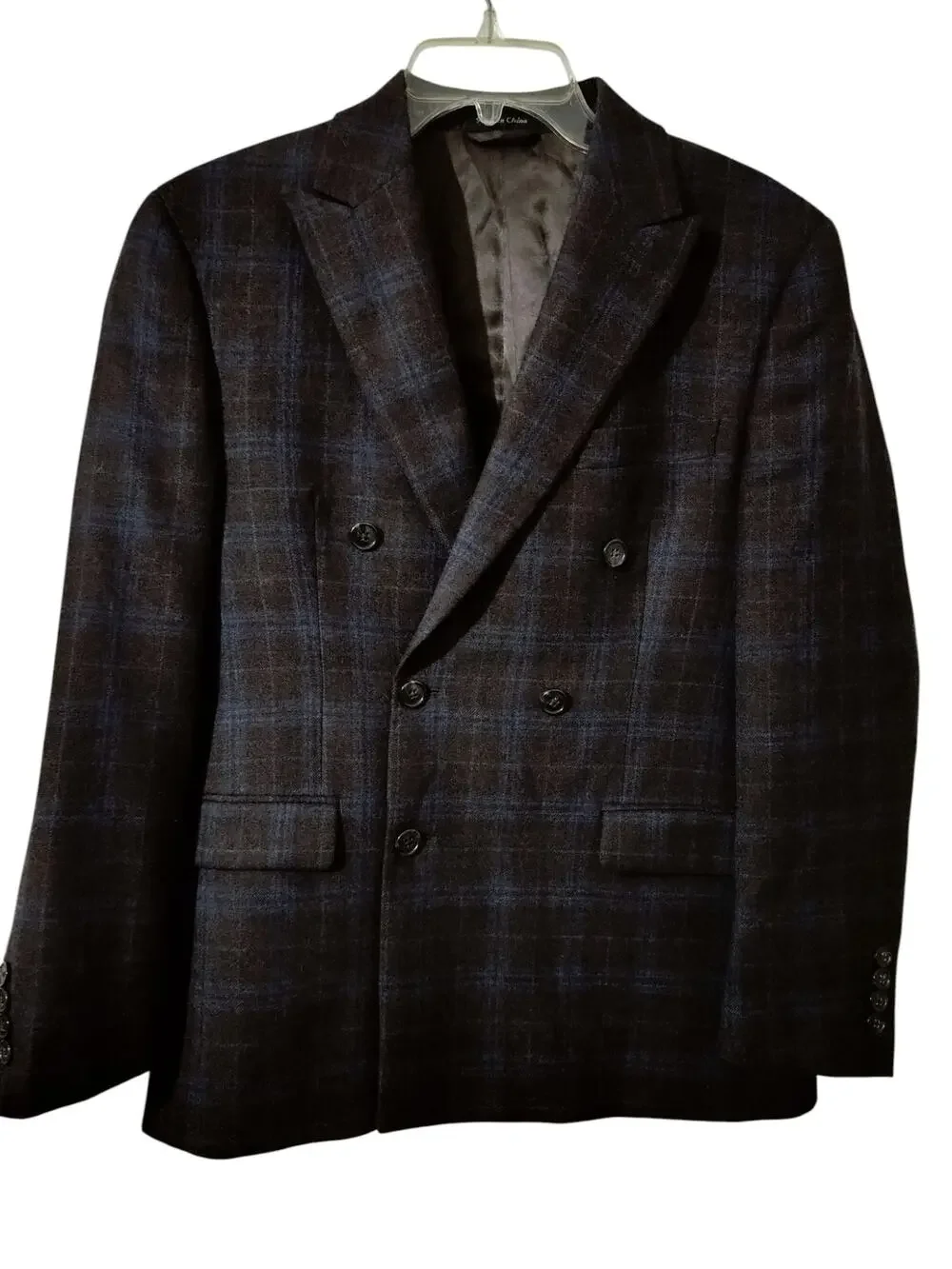 M1251) Lauren Ralph Lauren Wool Blend Double Breasted Smart Casual Jacket 36S